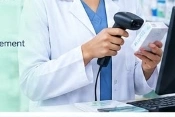 Pharmacist using PAMZ PharmaPro medicine inventory