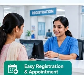 Easy Patient Registration and Appointments desk